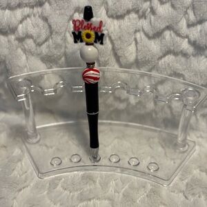 Black and Red Blessed Mom Pen